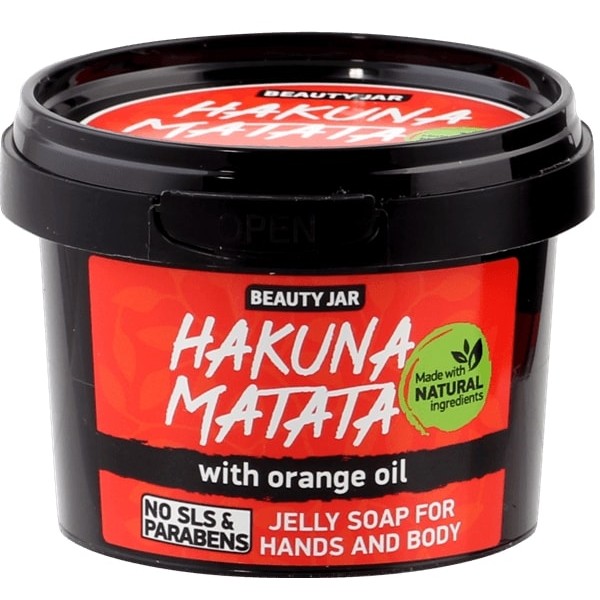 Beauty Jar HAKUNA MATATA - putojantis rankų ir kūno gelis 130 g